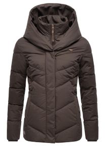 Anorak Ragwear "Winterjacke Natesa Intl.", Damen, Gr. L, braun (schwarz choco22), Obermaterial: 100% Polyester PES. Obermaterial: Futter: 100% Polyester PES. 100% Polyester PES., Jacken Anorak