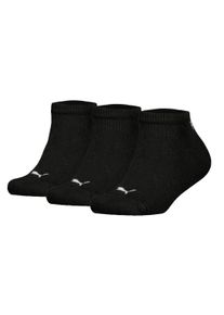 Sneakersocken Puma "Socken Plain Sneaker 3P 3er Pack", M&auml;dchen, Gr. 31-34, schwarz, Obermaterial: 72% Baumwolle CO. 14% Polyamid PA. 12% Polyester PES. 2% Elasthan EL., Socken Sneakersocken