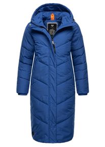 Wintermantel Ragwear "Wintermantel Suminka", Damen, Gr. XL, blau, Obermaterial: 100% Polyester PES. Obermaterial: Futter: 100% Polyester PES. 100% Polyester PES., M&auml;ntel Wintermantel