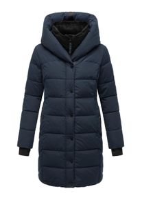 Steppmantel Navahoo "Steppmantel Knutschilein", Damen, Gr. XL, blau (navy), Obermaterial: 100% Polyester PES. Obermaterial: Futter: 100% Polyester PES. 100% Polyester PES., M&auml;ntel Steppmantel