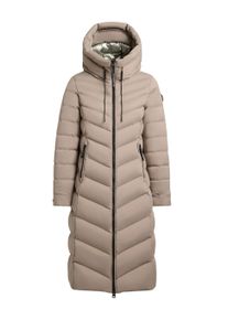 Steppmantel Khujo "Steppjacke Stoane2", Damen, Gr. XL, grau (greige), Obermaterial: 100% Polyester PES. Obermaterial: Futter: 100% Nylon NY. 100% Polyester PES., M&auml;ntel Steppmantel