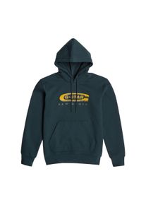 G-Star Raw Sweatshirt G-STAR "Sweatshirt Old Skool Logo", Herren, Gr. M, blau, Obermaterial: 58% Baumwolle CO(Bio). 42% Polyester PES., Sweatshirts Sweatshirt