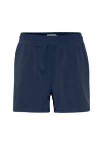 Shorts oxmo "Shorts OXOdine", Damen, Gr. S, N-Gr, blau (indigo blau), Obermaterial: 95% Baumwolle CO. 5% Elasthan EL., Hosen Shorts