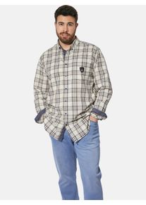 Langarmhemd CHARLES COLBY "Hemd DUKE LYSANDRIC", Damen, Gr. 4XL, weit, wei&szlig; (wollwei&szlig;), Obermaterial: 100% Baumwolle CO., Hemden Langarmhemd