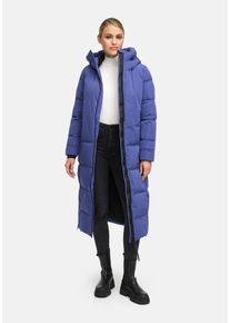 Winterjacke Marikoo "Marikoo Honiaa Damen Winter Steppmantel Parka N074", Damen, Gr. 3XL, lila (blauviolet), Obermaterial: 100% Polyester PES., Jacken Winterjacke