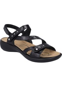 Sandale Josef Seibel "Ibiza 70, schwarz", Damen, Gr. 44, schwarz, Obermaterial: 100% Rindsleder Leather cow., Schuhe Sandale