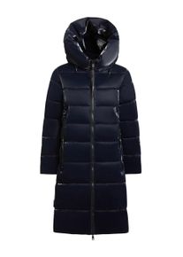 Steppmantel Khujo "Steppmantel Jilias6 Shiny", Damen, Gr. XL, blau (midnight blau), Obermaterial: 100% Polyester PES. Obermaterial: Futter: 100% Nylon NY. 100% Polyester PES., M&auml;ntel Steppmantel