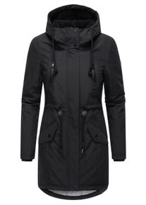 Wintermantel Ragwear "Wintermantel Elsien", Damen, Gr. M, schwarz, Obermaterial: 100% Polyester PES. Obermaterial: Futter: 100% Polyester PES. 100% Polyester PES., M&auml;ntel Wintermantel