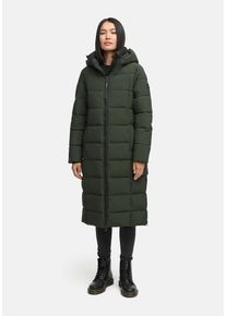 Winterjacke Marikoo "Marikoo Lanitaa Damen Winter Steppmantel Parka N079", Damen, Gr. XXL, gr&uuml;n (schwarzolive), Obermaterial: 100% Polyester PES., Jacken Winterjacke