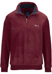 Fleecepullover Babista "Fleece-Sweatshirt FIORIVESTO", Herren, Gr. 62, rot (dunkelrot), Obermaterial: 100% Polyester COOLMAX PES(Coolmax)., Shirts Fleecepullover