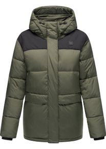 Anorak Ragwear "Steppjacke Wikesh", Damen, Gr. S, gr&uuml;n (schwarz olive), Obermaterial: 100% Nylon NY. 100% Polyester PES. Obermaterial: Futter: 100% Polyester PES. 100% Polyester PES., Jacken Anorak