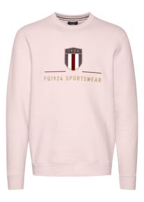 Longpullover FQ1924 "Sweatshirt FQWilliam", Herren, Gr. M, rosa (parfait pink), Obermaterial: 65% Viskose CV. 30% Polyester PES. 5% Elasthan EL., Sweatshirts Longpullover