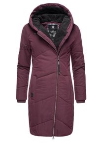Wintermantel Ragwear "Wintermantel Gordon Long", Damen, Gr. S, rot (wine rot22), Obermaterial: 74% Baumwolle CO. 26% Nylon NY. Obermaterial: Futter: 100% Polyester PES. 100% Polyester PES., M&auml;ntel Wintermantel