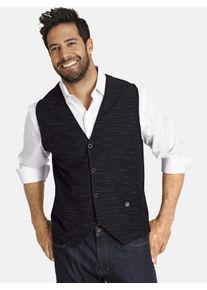 Sweatweste Jan Vanderstorm "Sweatweste AHLMANN", Herren, Gr. 5XL, schwarz, Obermaterial: 95% Baumwolle CO. 5% Polyester COOLMAX PES(Coolmax)., Westen Sweatweste