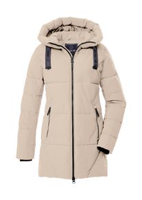 G.I.G.A. by Killtec Steppmantel "GW 30 WMN QLTD PRK", Damen, Gr. 42, hellbeige, Obermaterial: 100% Polyester;Futter: 100% Polyester;F&uuml;llung: 100% Polyester, G.I.G.A. DX BY KILLTEC, M&auml;ntel Steppmantel, Wasserabweisender, atmungsaktiver Steppparka mit gro&szlig;er Kapuze