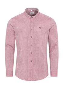 N&uuml;bler Trachtenhemd N&Uuml;BLER "Trachtenhemd langarm Patrick", Herren, Gr. XL, EURO, rot, Obermaterial: 100% Baumwolle CO., Hemden Trachtenhemd