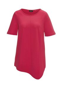 Langarm-Poloshirt GOLDNER "Zipfelshirt", Damen, Gr. 54, rot, Obermaterial: 94% Polyester PES. 6% Elasthan EL., normal, Sonstiges, Shirts Langarm-Poloshirt, Ohne