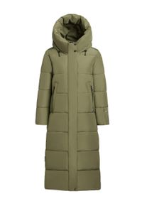 Steppmantel Khujo "Steppmantel Soulani5 Matt", Damen, Gr. S, gr&uuml;n (fern gr&uuml;n), Obermaterial: 100% Polyester PES. Obermaterial: Futter: 100% Nylon NY. 100% Polyester PES., M&auml;ntel Steppmantel