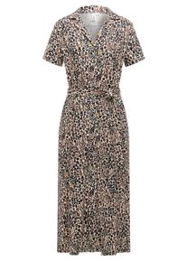 Sommerkleid Ragwear "Sommerkleid Sawira Long Print", Damen, Gr. M, N-Gr, braun, Obermaterial: 100% Viskose CV., Kleider Sommerkleid