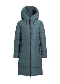 Steppmantel Khujo "Steppmantel Jilias5-YM", Damen, Gr. S, blau (dim blau), Obermaterial: 100% Polyester PES. Obermaterial: Futter: 100% Nylon NY. 100% Polyester PES., M&auml;ntel Steppmantel