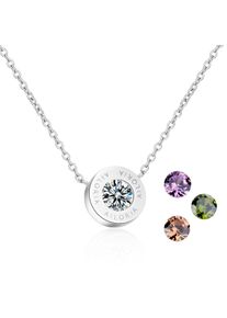 Edelstahlkette AILORIA "Halskette AGN&Egrave;S", Damen, silber, Halsketten Edelstahlkette