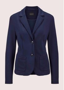 Madeleine Mode Jerseyblazer MADELEINE "Blazer Jersey-Blazer", Damen, Gr. 34, blau (nachtblau), Obermaterial: 50% Polyamid PA. 45% Viskose CV. 5% Elasthan EL., Modern, normal, Blazer Jerseyblazer