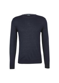 JOOP! Sweater JOOP "Strickpullover JK-01Denny", Herren, Gr. L, blau, Obermaterial: 100% Wolle mw., Sweatshirts Sweater