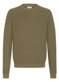 Strickfleece-Pullover Casual Friday "Strickpullover CFNOAR", Herren, Gr. L, gr&uuml;n (sea turtle), Obermaterial: 100% Baumwolle CO., Pullover Strickfleece-Pullover