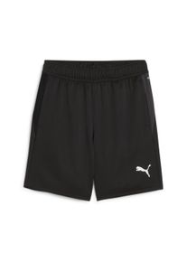 Trainingsshorts Puma "TEAMGOAL TRAINING SHORT JR", Jungen, Gr. 152, N-Gr, schwarz (Puma schwarz, Puma wei&szlig;, flat schwarz gray), Web, Obermaterial: 100% Polyester, unifarben, regular fit kniefrei, Hosen Trainingsshorts, feuchtigkeitsableitendes Material, mit Rei&szlig;verschlusstasche