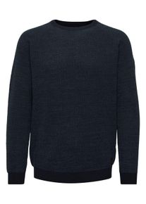 Strickfleece-Pullover Blend "Strickpullover BHComen", Herren, Gr. XL, blau (marineblaus), Obermaterial: 100% Baumwolle CO., Pullover Strickfleece-Pullover