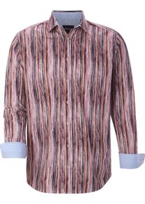 Langarmhemd Babista "Hemd URSILESTI", Damen, Gr. XXL, weit, rot (rot gemustert), Obermaterial: 100% Baumwolle CO., Hemden Langarmhemd