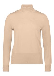 Rollkragenpullover Betty Barclay "Rollkragenpullover langarm", Damen, Gr. 44, beige, Obermaterial: 80% Viskose CV. 20% Polyamid PA., Pullover Rollkragenpullover