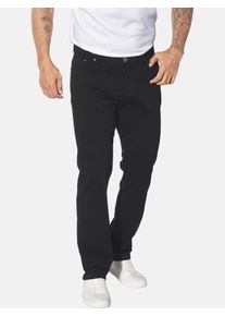 5-Pocket-Hose Jan Vanderstorm "Tiefbundhose SIEGHART", Herren, Gr. 36, N-Gr, schwarz, Obermaterial: 63% Baumwolle CO. 34% Polyester COOLMAX PES(Coolmax). 3% Elasthan EL., Hosen 5-Pocket-Hose