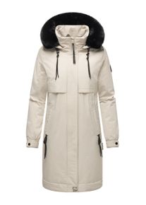 Kurzmantel Navahoo "Kurzmantel Kaltwetterretter 14", Damen, Gr. XS, grau (pearl grau), Obermaterial: 55% Nylon NY. 45% Baumwolle CO. Obermaterial: Futter: 100% Polyester PES. 100% Polyester PES., M&auml;ntel Kurzmantel