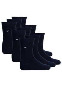 Kurzsocken Tom Tailor "Socken 9er Pack", M&auml;dchen, Gr. 31-34, blau, Obermaterial: 77% Baumwolle CO. 20% Polyamid PA. 3% Elasthan EL., Socken Kurzsocken