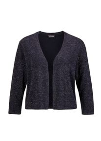 Strickjacke GOLDNER "Wunderbar leichter Strick-Bolero", Damen, Gr. 54, schwarz, Obermaterial: 84% Viskose CV. 16% metallisierte Fasern MTF., Tubular, Strickjacken Strickjacke, perfekte L&auml;nge um ein Kleid darunter zu tragen