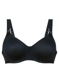 Entlastungs-BH Anita "Komfort B&uuml;gel BH Leni", Damen, Gr. 90, Cup E, schwarz, Stoff, Obermaterial: 74% Polyamid PA. 26% Elasthan EL., BHs Entlastungs-BH
