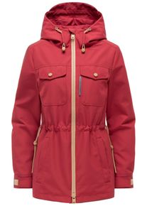 Outdoorjacke Marikoo "Marikoo Sohaa Damen Parka N132", Damen, Gr. 3XL, rot (velvet rot), Obermaterial: 100% Polyester PES., Jacken Outdoorjacke