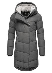 Wintermantel Ragwear "Wintermantel Pavla", Damen, Gr. XL, grau (grau22), Obermaterial: 100% Polyester PES. Obermaterial: Futter: 100% Polyester PES. 100% Polyester PES., M&auml;ntel Wintermantel
