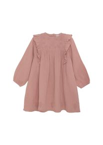 Sommerkleid Minymo "Sommerkleid MIDress LS w. Emb", M&auml;dchen, Gr. 152, N-Gr, rosa (rosette), Obermaterial: 100% Baumwolle CO., Kleider Sommerkleid