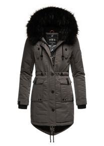 Wintermantel Navahoo "Wintermantel Luluna Prc", Damen, Gr. XXL, grau, Obermaterial: 100% Polyester PES. Obermaterial: Futter: 100% Polyester PES. 100% Polyester PES., M&auml;ntel Wintermantel