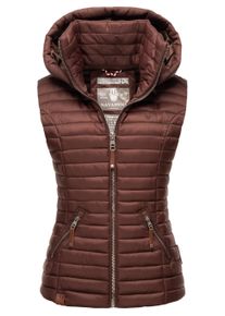Steppweste Navahoo "Steppweste Shadaa", Damen, Gr. XS, braun (chocolate), Obermaterial: 100% Nylon NY. Futter: 100% Polyester PES. 100% Polyester PES., Westen Steppweste
