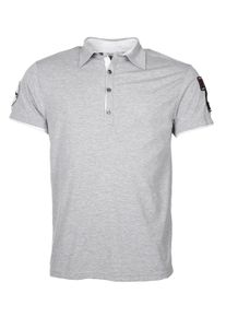 T-Shirt Top Gun "Polo Heaven TG20191001", Damen, Gr. M, grau, Obermaterial: 93% Baumwolle CO. 7% Elasthan EL., Shirts T-Shirt