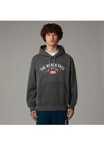 Kapuzensweatshirt The North Face, Herren, Gr. M, grau (tnf medium grau heather), Sweatware, Obermaterial: 90% Baumwolle, 10% Polyester, Rippb&uuml;ndchen, Sweatshirts Kapuzensweatshirt, mit K&auml;ngurutasche, Kapuze mit Kordelzug, aus Baumwollmischung