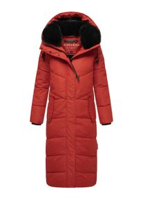 Steppmantel Navahoo "Steppmantel Hingucker XIV", Damen, Gr. XS, rot (terracotta), Obermaterial: 100% Polyester PES. Obermaterial: Futter: 100% Polyester PES. 100% Polyester PES., M&auml;ntel Steppmantel