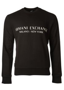 Sweatshirt Armani Exchange "Sweatshirt", Herren, Gr. L, schwarz, Obermaterial: 100% Baumwolle CO., Sweatshirts Sweatshirt