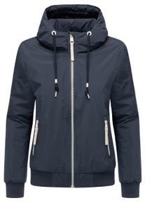 Bomberjacke Ragwear "Bomberjacke Oggie Warm YOUMODO", Damen, Gr. XXL, blau (navy), Obermaterial: 100% Polyester PES. Obermaterial: Futter: 100% Polyester PES. 100% Polyester PES., Jacken Bomberjacke