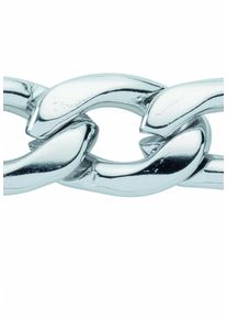 Adelia&acute;s Edelstahlarmband ADELIA&acute;S "Edelstahl Figaro Armband 21 cm &Oslash; 7,3 mm" Gr. 21, silber, Armb&auml;nder, Damen, Silber 925 (Sterlingsilber), Edelstahlarmband