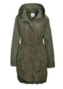 Kurzjacke GOLDNER "Trendiger leichter Regen Parka aus funktionalem Material", Damen, Gr. 46, gr&uuml;n (oliv), Obermaterial: 100% Polyamid PA., normal, Sonstiges, Jacken Kurzjacke, Ohne