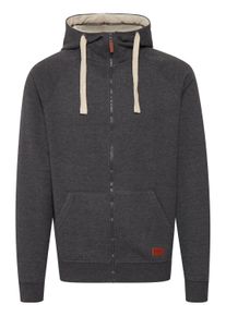Kapuzensweatjacke Blend "Kapuzensweatjacke BHSpeedy", Herren, Gr. XL, grau (charcoal), Obermaterial: 70% Baumwolle CO. 30% Polyester PES., Sweatjacken Kapuzensweatjacke